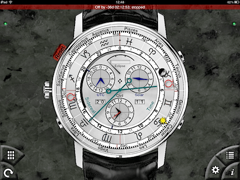 geneva face on the emerald chronometer